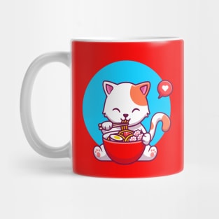 Kitties Love Ramen Mug